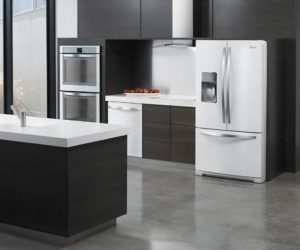 white ice kitchen appliances