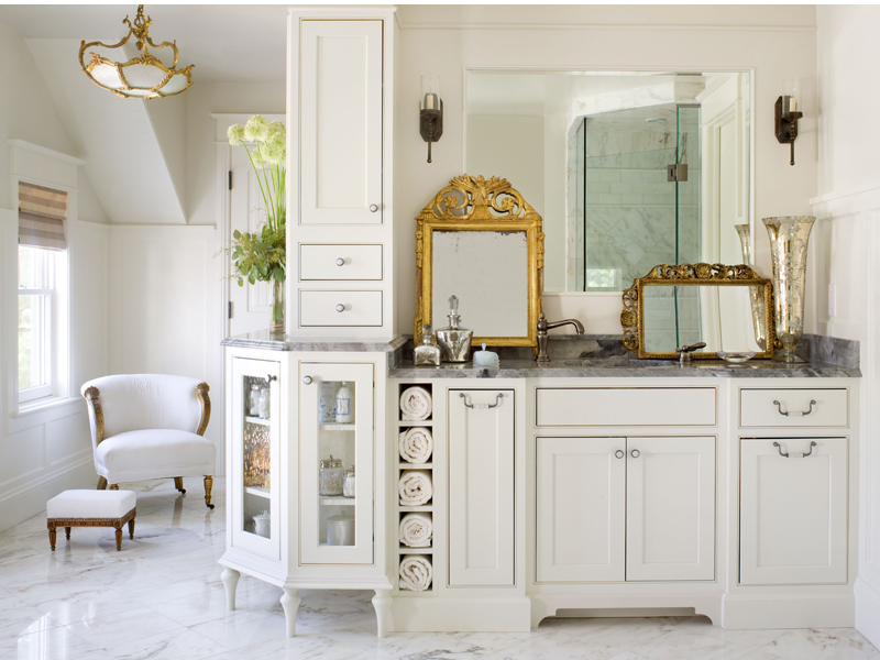 BKC Kitchen and Bath elegant white master bathroom BKC Kitchen and Bath elegant white master bathroom