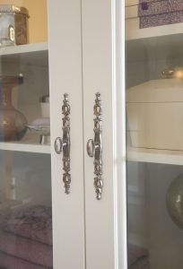 decorative metal finial cabinet hardware