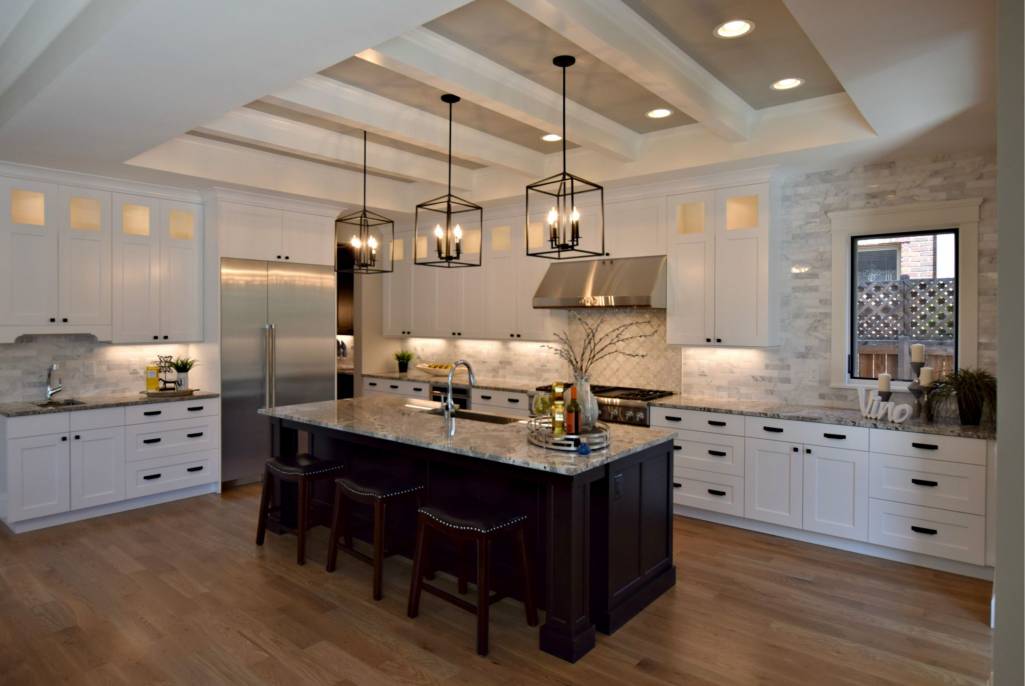 Transitional kitchen cabinets
