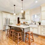 Wellborn Cabinet creamy white painted kitchen